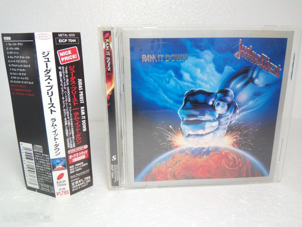 CD Judas Priest – Ram It Down (JAPAN, EICP 7044, OBI) M, Metal