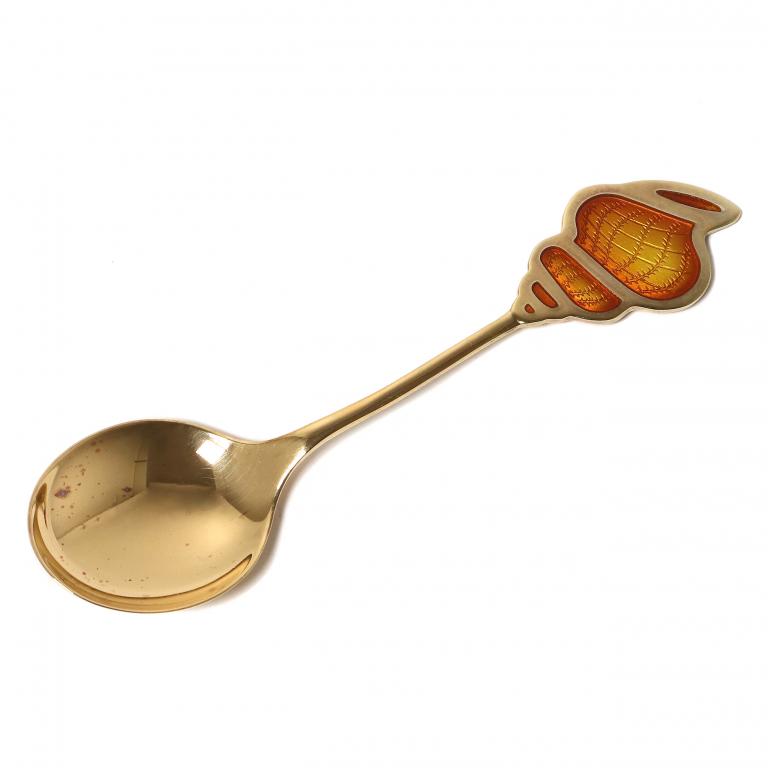 Серебряная годовая ложка. Robbe & Berking, 1983 год.