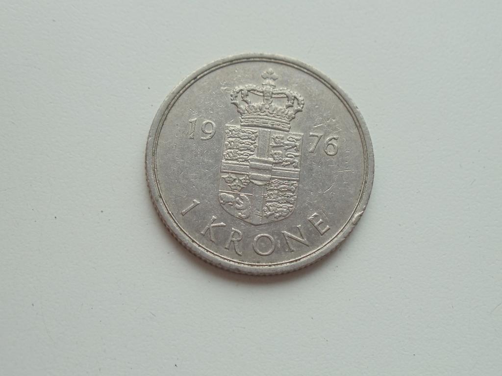 Дания 1 крона 1976г